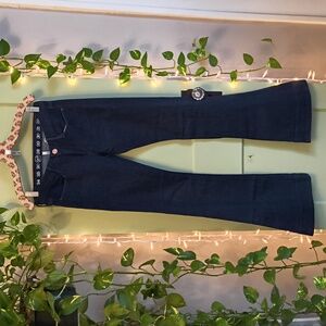 Women's Earnest Sewn 🇺🇸 Lau Dark Wash Flare Leg 34" Inseam 27